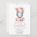 Search for stacked tea cups invitations Watercolor