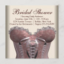 Search for corset bridal shower invitations Corset lingerie party