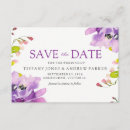 Search for pretty save the date postcards Purple