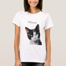 Search for black and white cat tshirts Meow