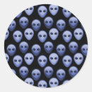Search for little alien stickers Space