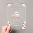 Search for princess carriage baby shower invitations Royal