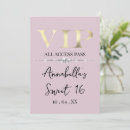 Search for vip sweet 16 invitations Gold