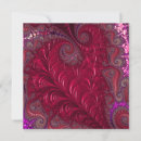 Search for fractal heart cards Red