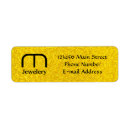 Search for glow return address labels Gold