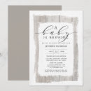 Search for rustic wood baby shower invitations Country