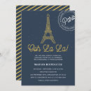 Search for blue eiffel tower invitations Paris