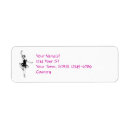 Search for dancing dancer return address labels Dance teacher