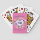 Search for 80th birthday playing cards Eighty