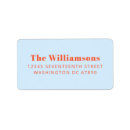 Search for lighted return address labels Minimalist