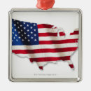 Search for usa map christmas tree decorations Flag
