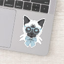 Search for hipster cat stickers Animal