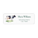 Search for cows return address labels Cute