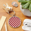 Search for red dot key rings Circle