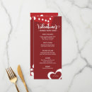 Search for valentine menus Red