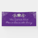 Search for purple and silver banners Girl