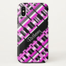 Search for pink black plaid iphone cases Pattern