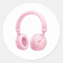 Search for cute headphones stickers Music lover