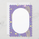 Search for scalloped note cards Purple