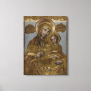 Search for blessed virgin mary canvas prints Faith
