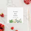 Search for botanical napkins White