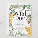 Search for wild animal invitations A little wild one