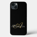 Search for black iphone cases Monogram initials
