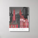 Search for new york city skyline canvas prints Silly