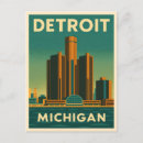 Search for detroit postcards Michigan