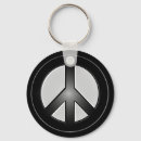 Search for peace symbols key rings White