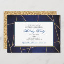 Search for navy christmas invitations Navy blue and gold