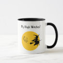 Search for flying witches mugs Witch on broom