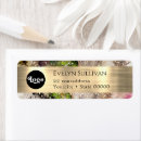 Search for pink and green return address labels Watercolor