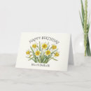 Search for daffodil birthday cards Birth month
