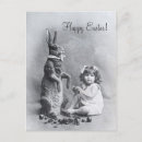 Search for victorian easter bunny postcards Girl