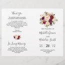 Search for folded wedding programs Watercolor