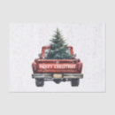 Search for vintage truck tissue paper Winter