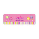 Search for rainbow stripes return address labels Girls