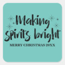 Search for making spirits bright stickers Whimsical