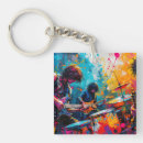 Search for rock band key rings Guitar player