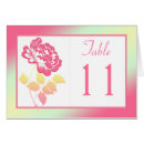 Search for pink yellow table cards Floral