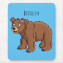 Search for funny bear cartoon mouse mats For kids