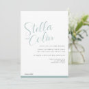 Search for seafoam green invitations Elegant