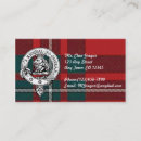 Search for plaid business cards Clan