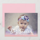 Search for big sister pregnancy invitations Pink