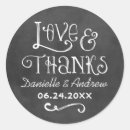 Search for love script stickers Chalkboard