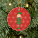 Search for elf christmas tree decorations Green