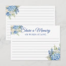 Search for blue funeral invitations Blue and white