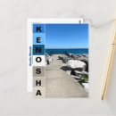 Search for wisconsin shape postcards Blue