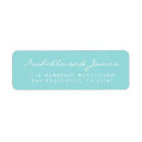 Search for blue return address labels weddings Names